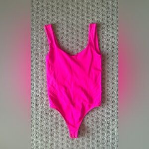 Free People Hot Pink Bodysuit